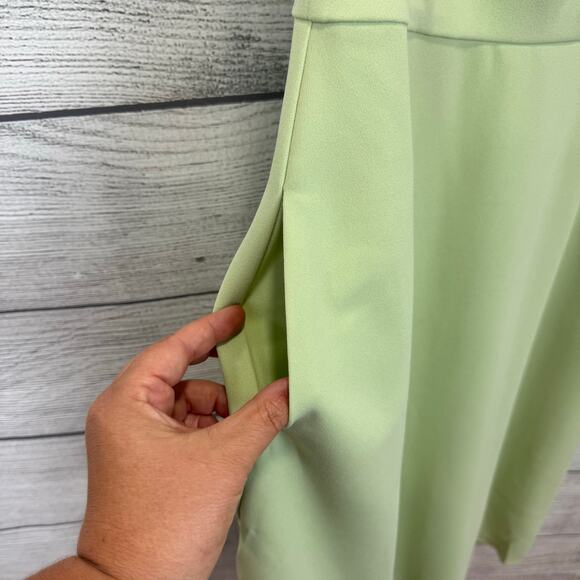 Eliza J Women's Mint Green Bow Detail Sleeveless Midi Dress Size 6 - Picture 7 of 10